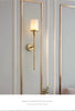 Natural Marble Wall Lamp Modern Brass Wall Light
