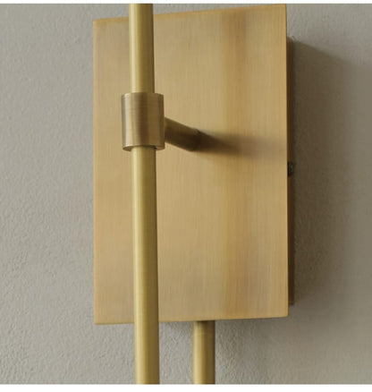 Modern Brass Wall Sconce Minimalist Copper Wall Lamp