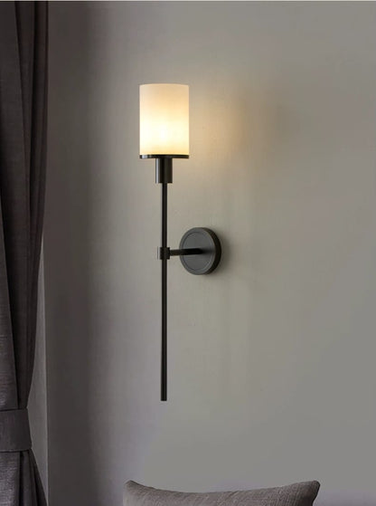 Natural Marble Wall Lamp Modern Brass Wall Light