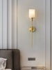 Natural Marble Wall Lamp Modern Brass Wall Light