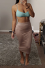 High Waist Long Pencil Skirt