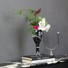 Black and White Marble Vase for Living Room Decor