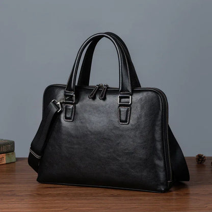 Genuine Leather Messenger Bag for Men Travel 3