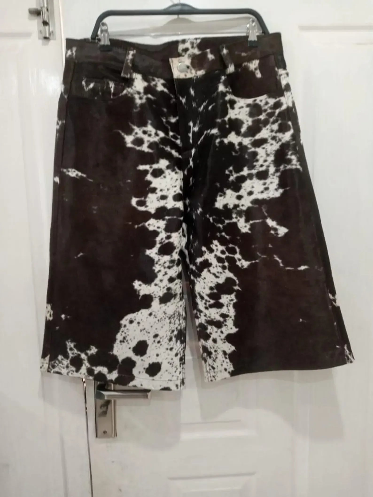 Men Cowhide Shorts – Hair On Cow Skin Shorts