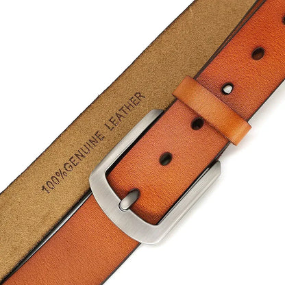 Genuine Leather Belt for Men Dress Pants Belt