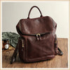 Genuine Leather Large Backpack Travel