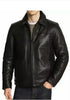 Mens Genuine Leather Jacket Flight Bomber