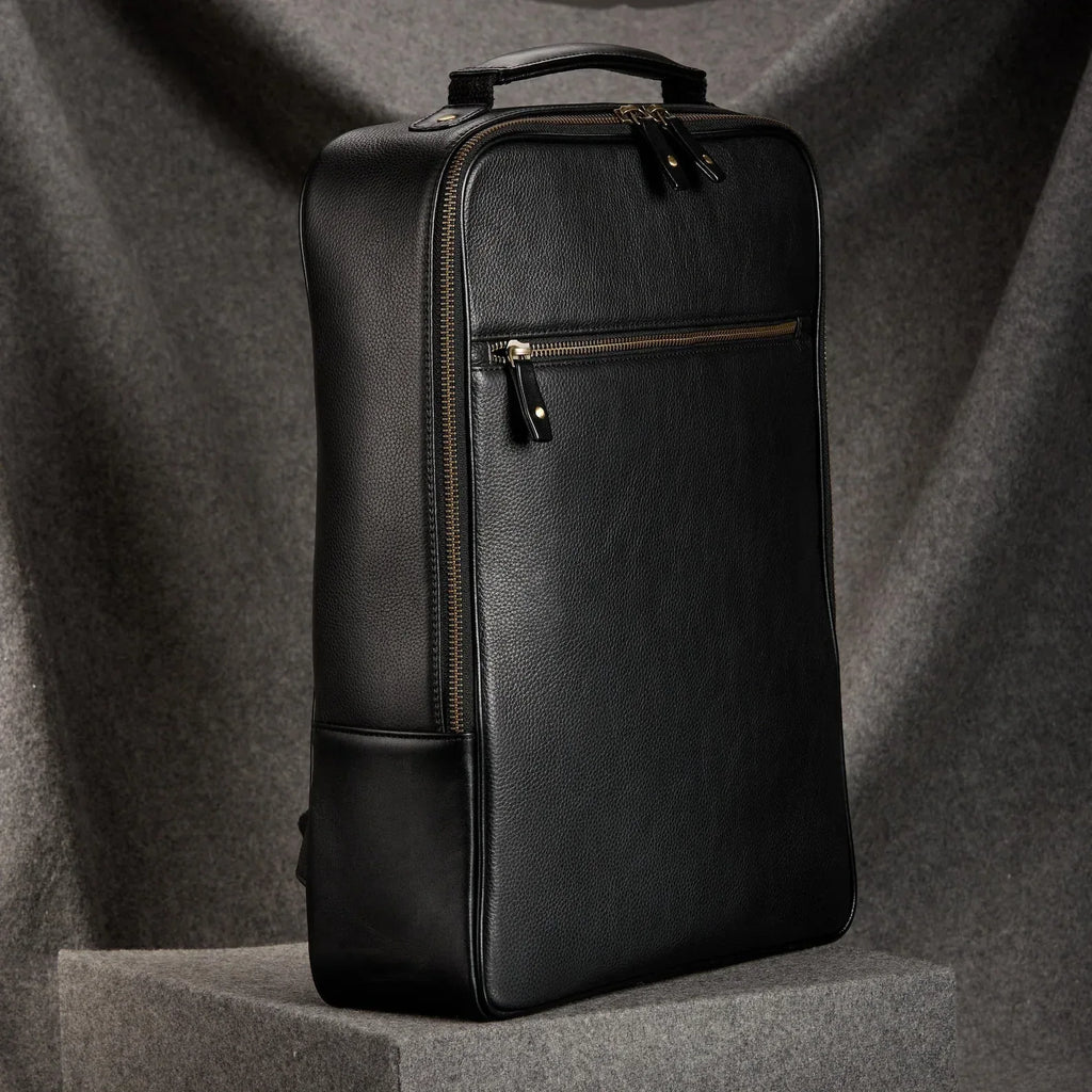 mens leather backpack leather laptop backpack for men