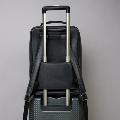 mens leather backpack leather laptop backpack for men