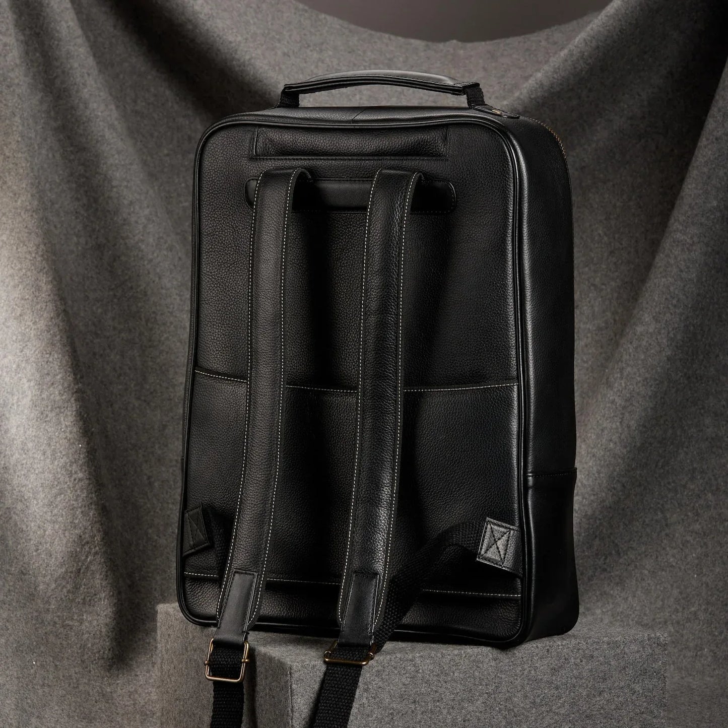 mens leather backpack leather laptop backpack for men
