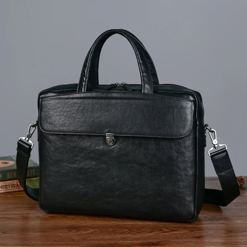 Handmade Leather Messenger Office Bag