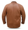 Mens Brown Leather Jacket – Real Lambskin Slim Fit Jacket