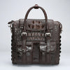 Men’s Crocodile Briefcase for Business Travel and Laptop Storage