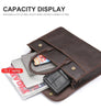 Men’s Leather Briefcase Slim 13.3 Inch Laptop Business Bag