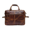 Mens Leather Messenger Bag Laptop Briefcase Travel Work Bag