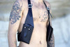 Leather Shoulder Holster Bag Black