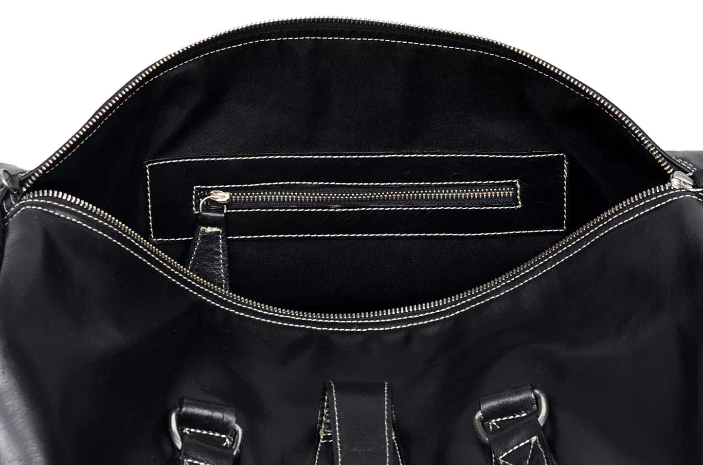 custom leather duffel bag genuine cowhide leather travel bag mens