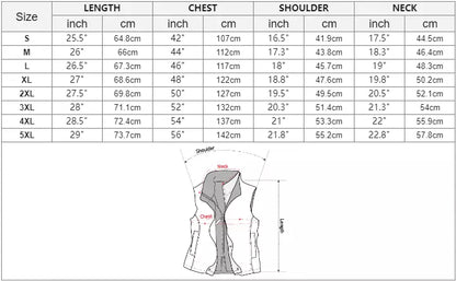 leather motorcycle vest waistcoat