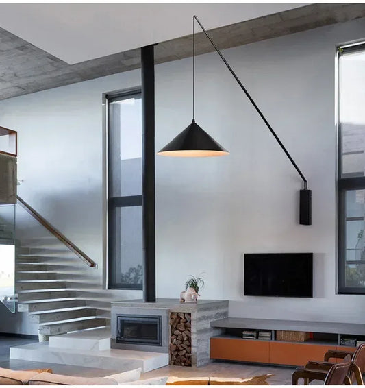 Modern Adjustable Wall Light with Long Arm