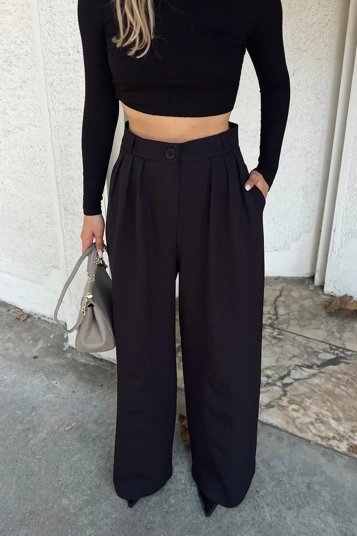 wide leg bell bottom dress pants women's