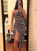 spaghetti strap mini summer dress