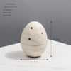 Natural Marble Incense Burner Egg Shape