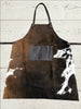 Cowhide Leather Apron Hair On Hide Cooking Work Apron