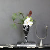 Black and White Marble Vase for Living Room Decor