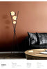 Nordic tripod moon globe floor lamp warm ambient lighting