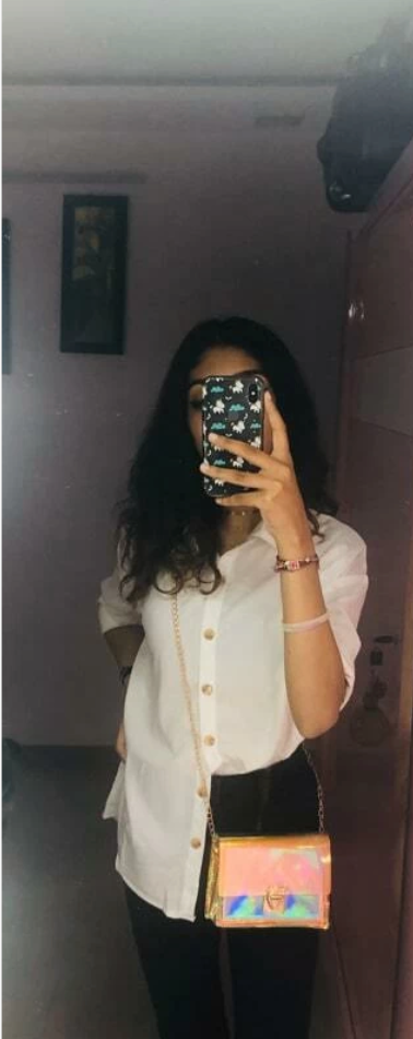 Women's White Long Sleeve Shirt Button Up