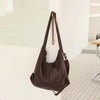 Oversized Leather Tote Bag for Women with Exterior Zip Pocket 1