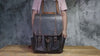 Genuine leather Rucksack Retro Style