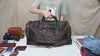 Genuine Leather Duffle Bag Mens Travel Overnight Gym Bag