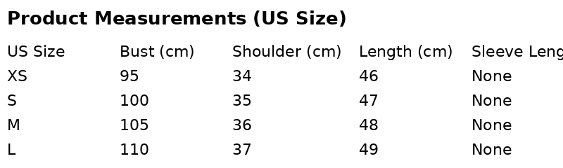 Denim Summer Vest Top for Women