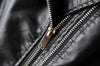Black Leather Motorcycle Jacket Women Quilted Biker