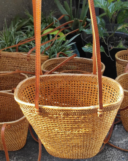 Rattan Ata Tote Bag Real Natural