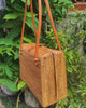 Natural Rattan Handwoven Box Bag