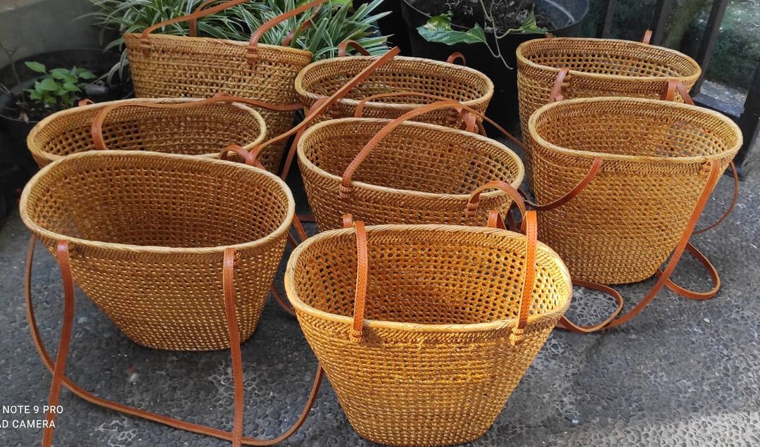 Rattan Ata Tote Bag Real Natural