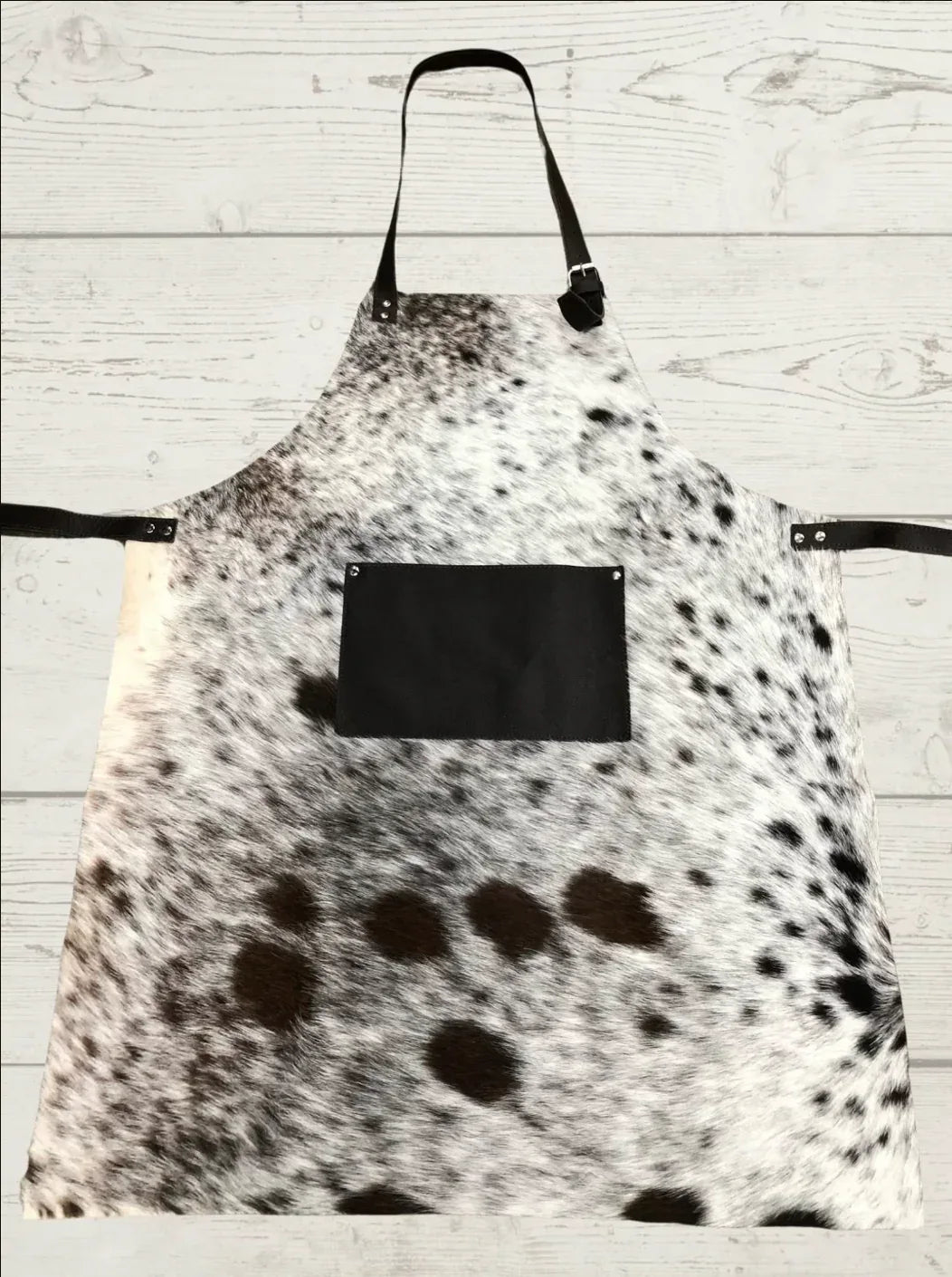 Cowhide Leather Apron Hair On Hide Cooking Work Apron