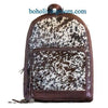 cowhide backpack leather backpack purse real cowhide bag Style 2