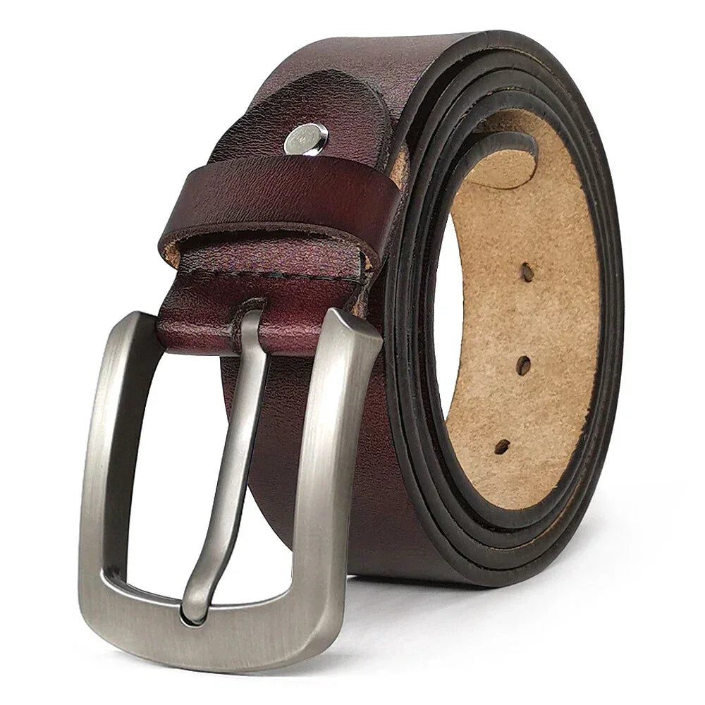 Genuine Leather Belt for Men Dress Pants Belt