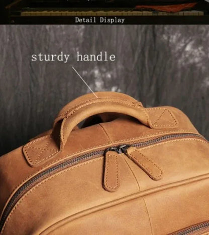 Premium Leather Office Backpack