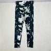Black White Cowhide Pants Women Real Hair On Leather