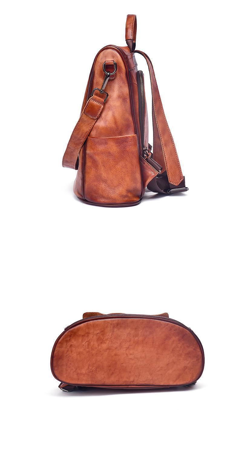 Real Leather Travelling Backpack