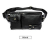 Leather Belt Bag for Men Genuine Leather Waist Chest Bag