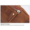 Genuine Leather Waist Bag Cowhide Leather Belt Bag for Men