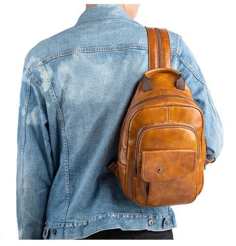 Real Leather Retro Mini Backpack