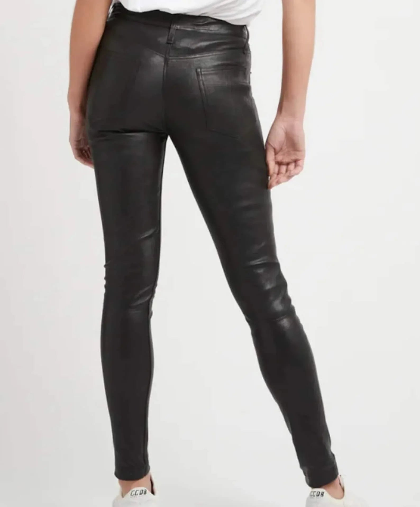 Genuine leather leggings women premium tailored fit pants