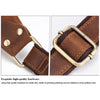 Genuine Leather Waist Bag Cowhide Leather Belt Bag for Men