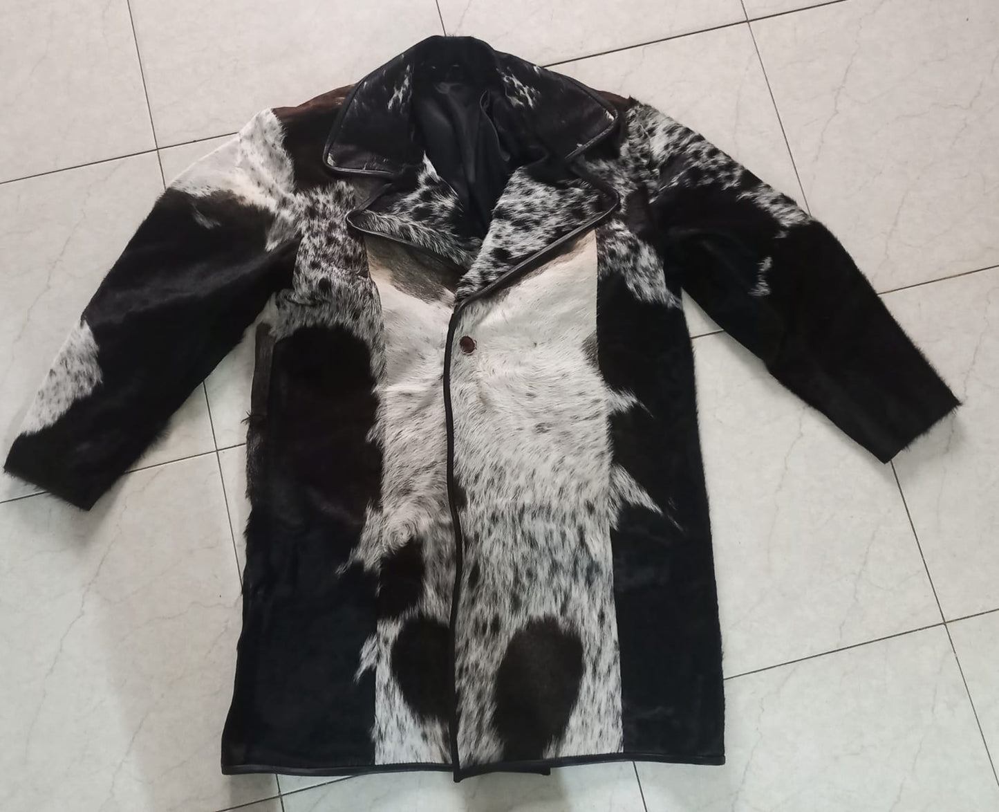 men cowhide jackets black brown white